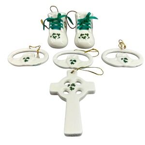 Six Liffey Artefacts Kildare Irish Celtic Cross Shamrock Boots Claddagh